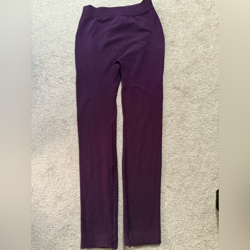 “Gold Medal” Purple Stretch Pants- Size: Girls S/M